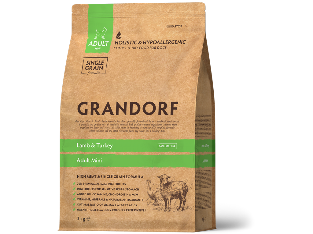 Grandorf Lamb & Turkey Adult Mini