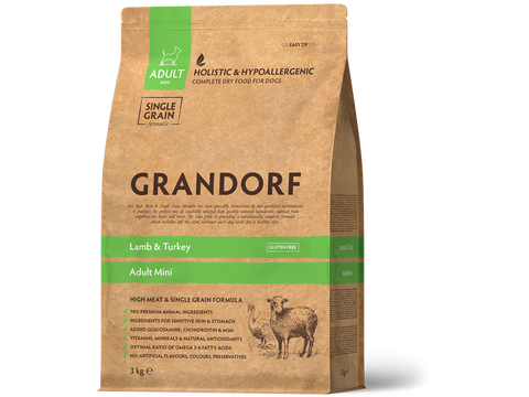 Grandorf Lamb & Turkey Adult Mini