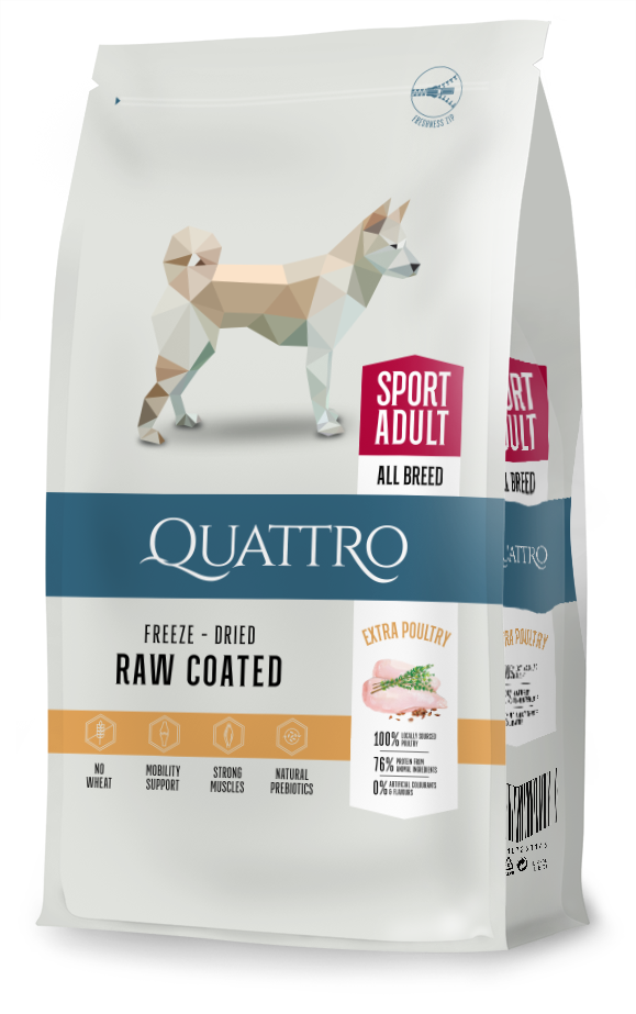 Quattro All Breed Active Sport Adult 12kg