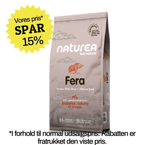 Naturea Naturals (Fera) Vildsvin Adult All Breeds - flere varianter