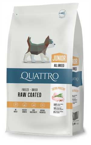 QUATTRO SuperPremium AllBreed Poultry Junior  - flere varianter