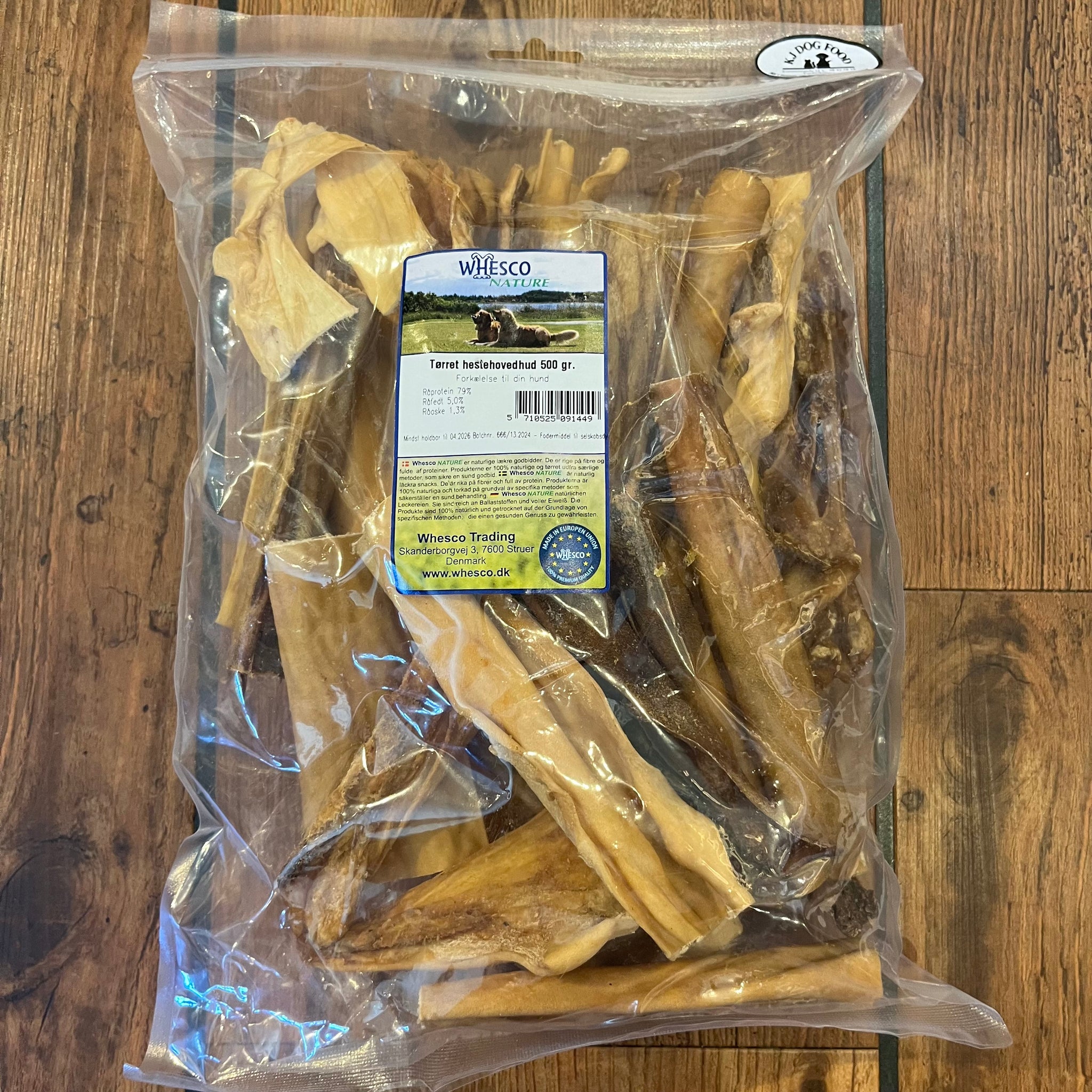 Tørret hestehud - 500 gram