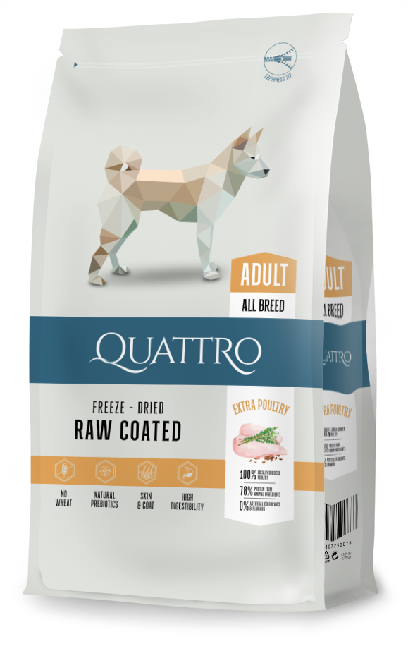 Quattro All Breed with Poultry, Adult  - flere varianter