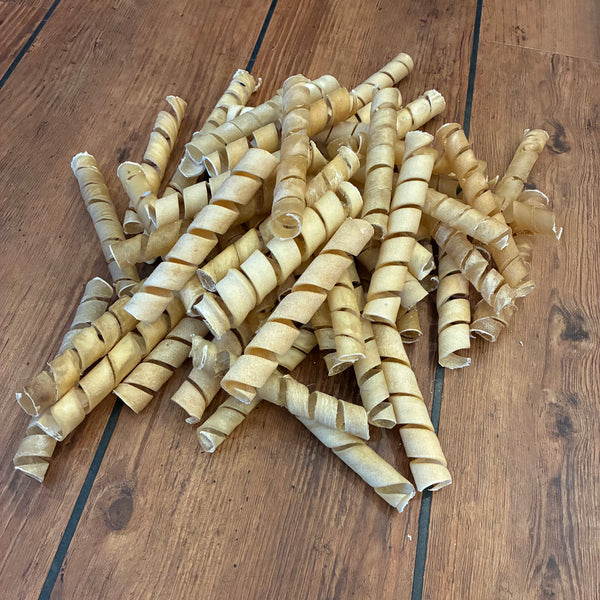 Spiral af oksehovedhud – ca. 15 cm