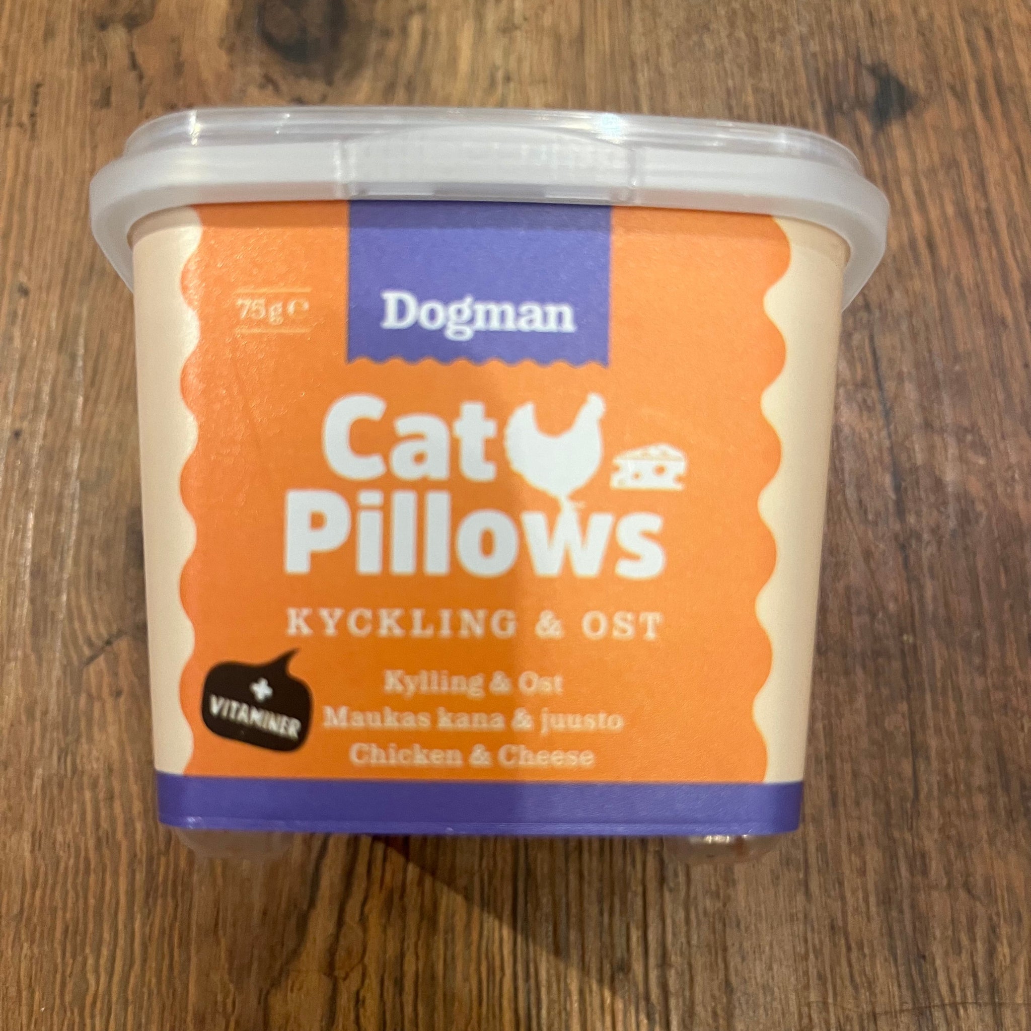 Cat Pillows - med kylling & ost