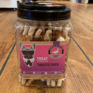 Treat Eaters Twisted Duck - bøtte med 400 gram