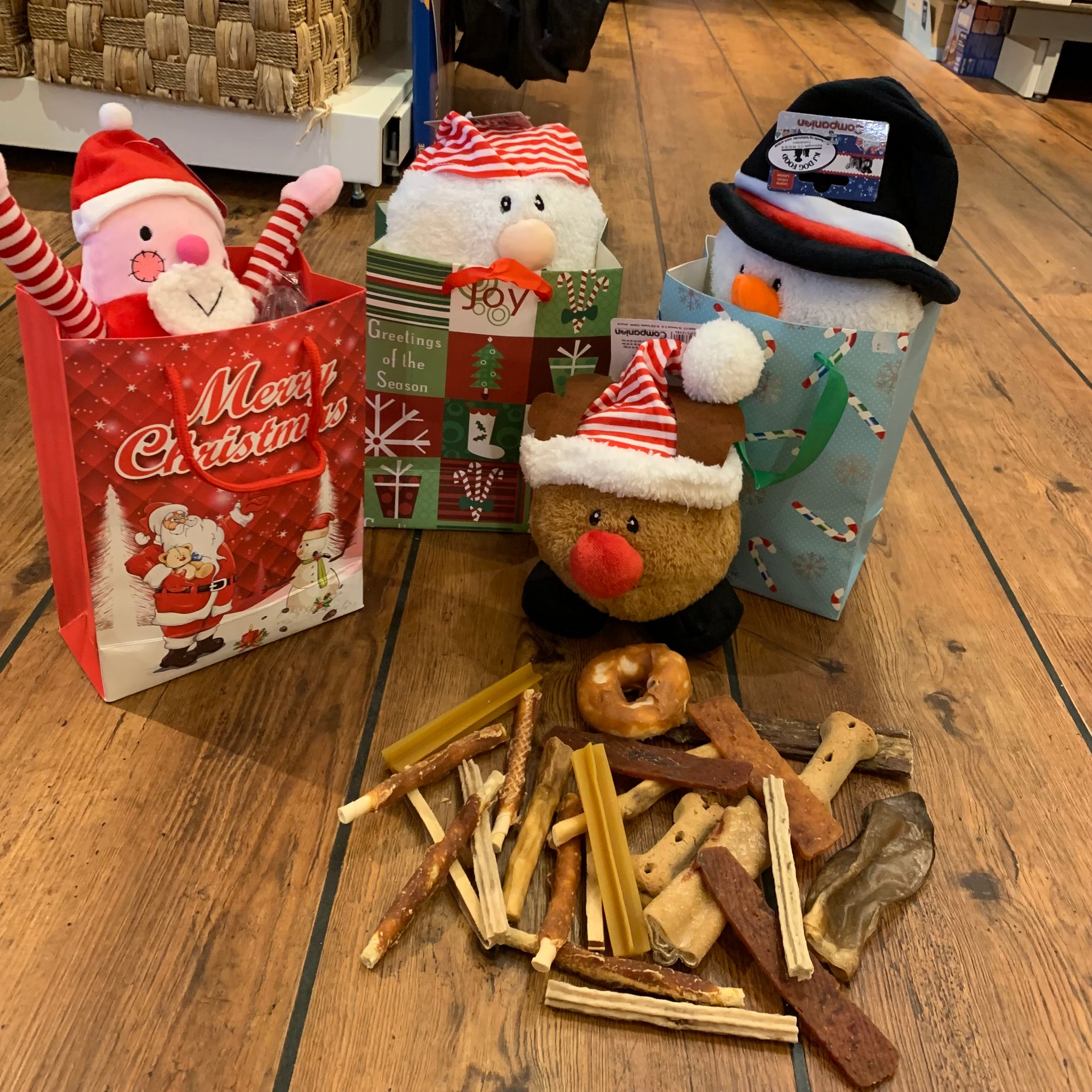 Julekalenderpose med 24 dele - hund