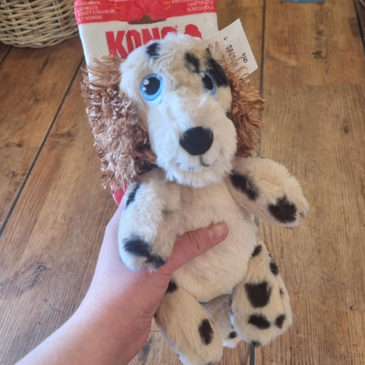 Plettet Hundehvalp - legedyr fra KONG