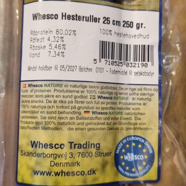 Hesteruller 25 cm - 2 stk. pose