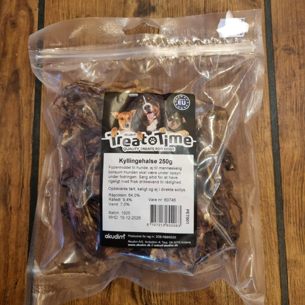 Kyllingehalse / hønsehalse - hel pose med 250 gram