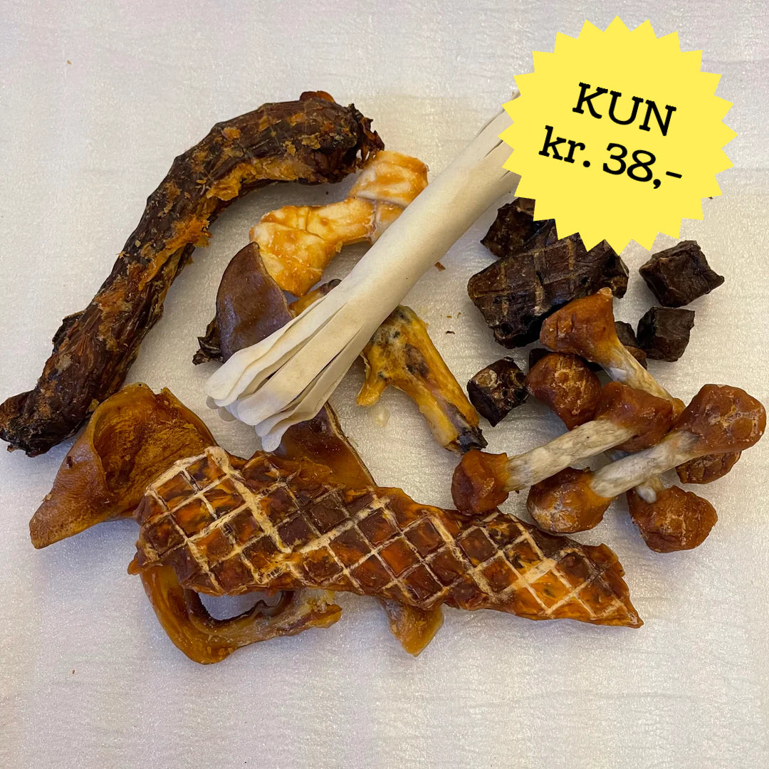 Lykkepose fyldt med lækkerie