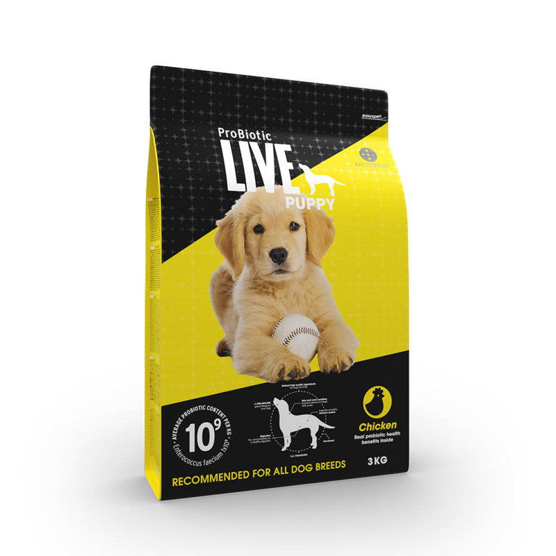 Probiotic Live Puppy med Kylling - 3 kg