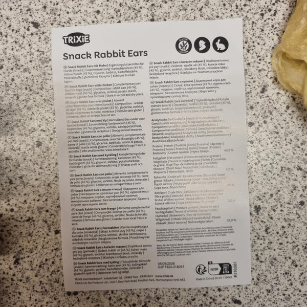 Kaninøre med kylling