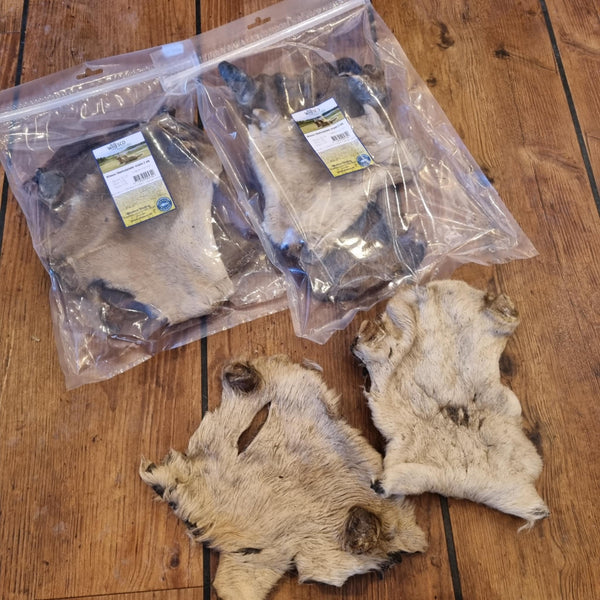 Oksehudplader m/pels 2 stk