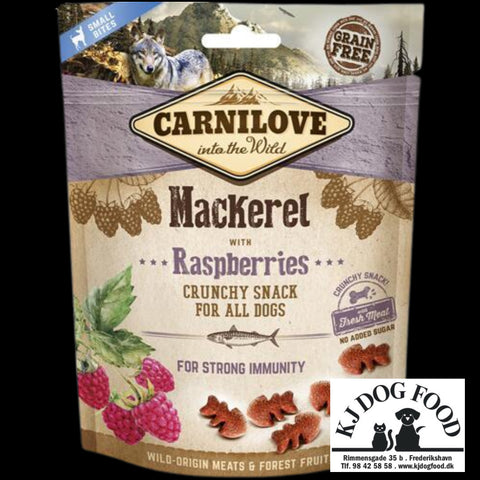 Carnilove Crunchy Snack - Makrel og Hindbær