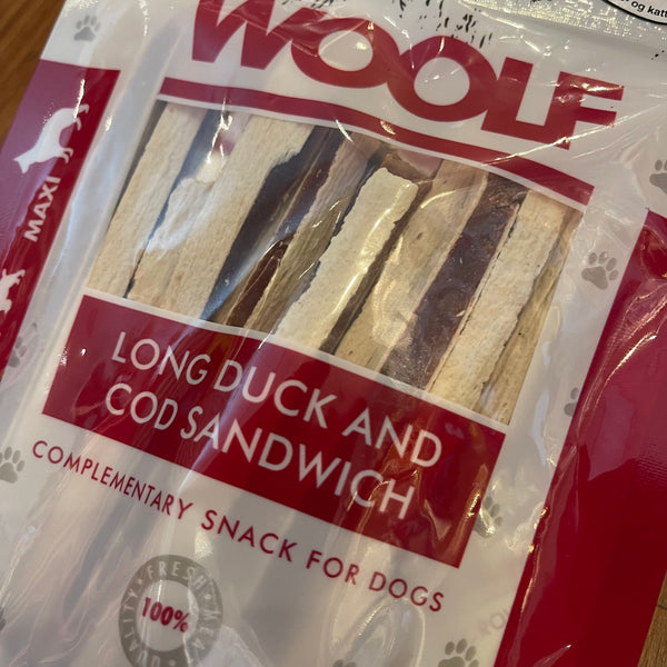 Woolf long duck and cod sandwich