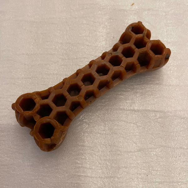 Veggie Honey Comb Bone - 8 cm (lille)