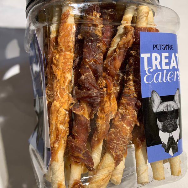 Treat Eaters - Twisted chicken - kyllingesnack til hunde - 400 gram