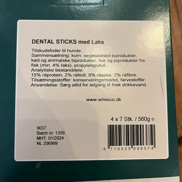 Dental Sticks med laks