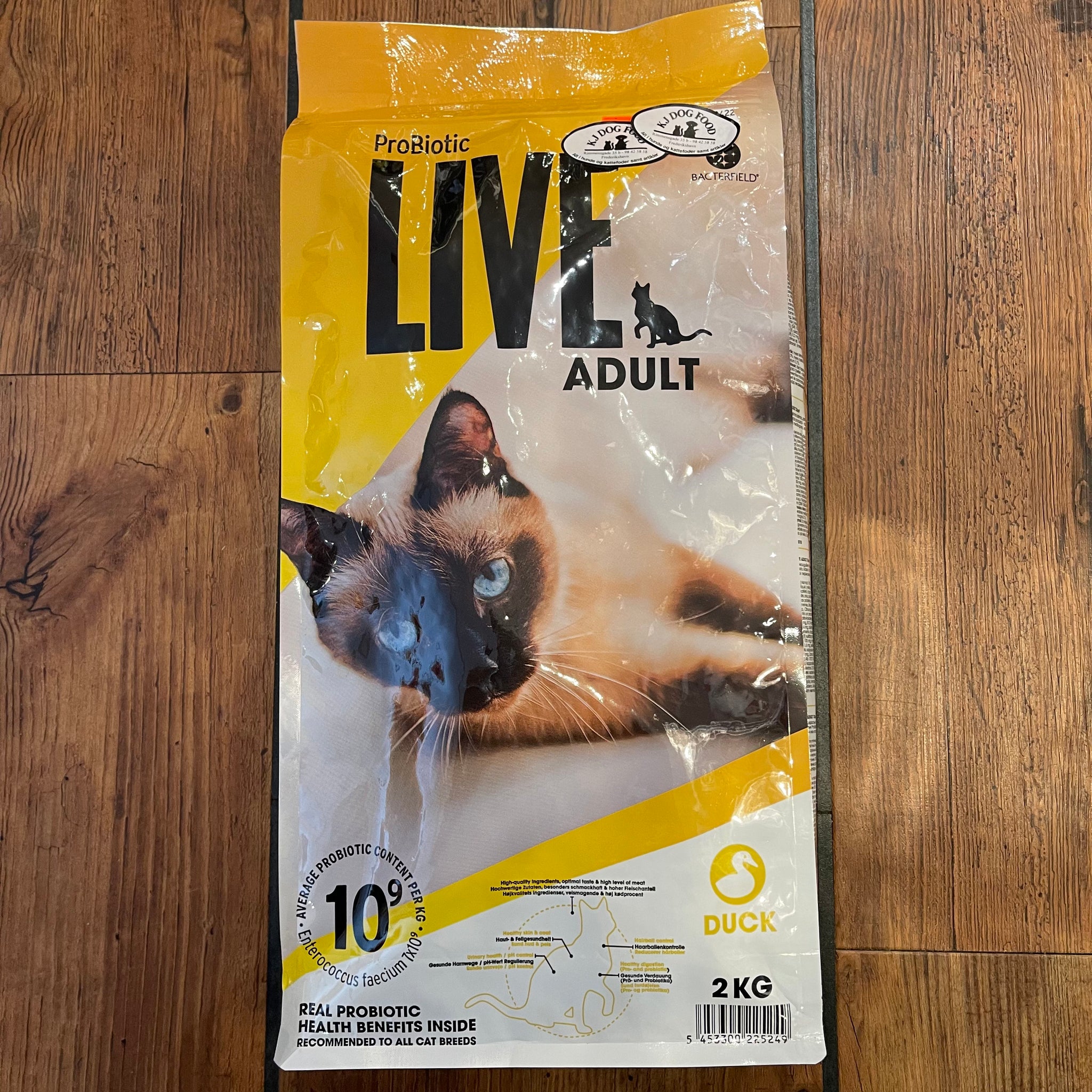 Live Cat Adult med and - 2 kilo