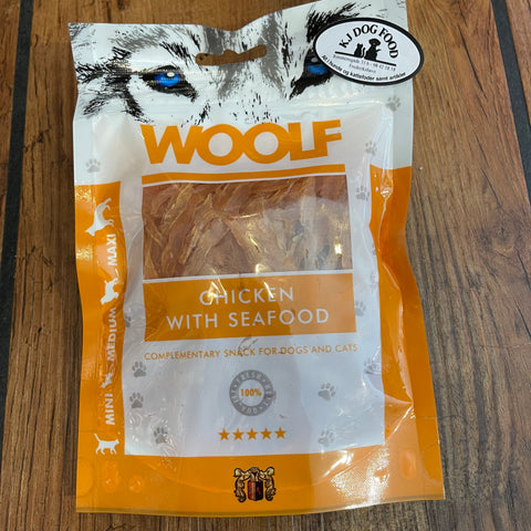 Woolf snack til katten - Chicken og Seafood